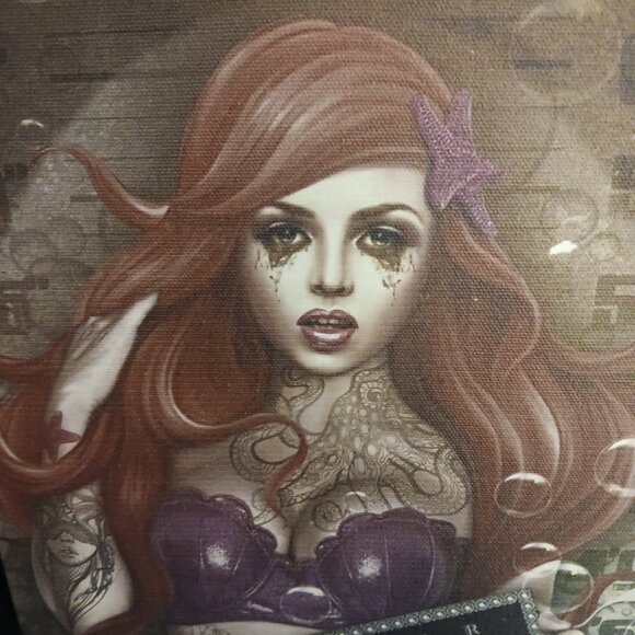 Mermaid Mug Shot Canvas Wall Art NEW - Picture 2 of 5